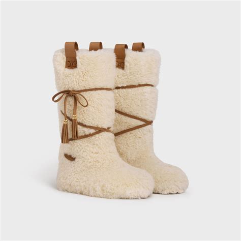 celine boots fur|celine timberland boots.